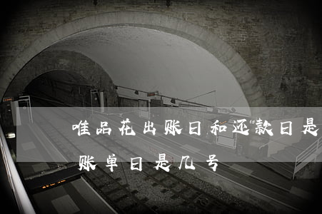 唯品花出账日和还款日是什么意思-唯品花账单日是几号