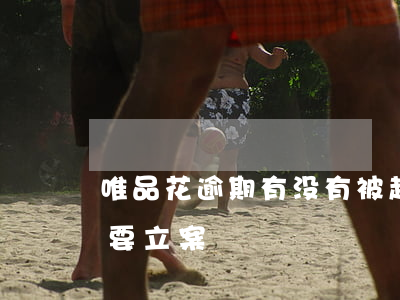 唯品花逾期有没有被起诉的-唯品花逾期说要立案
