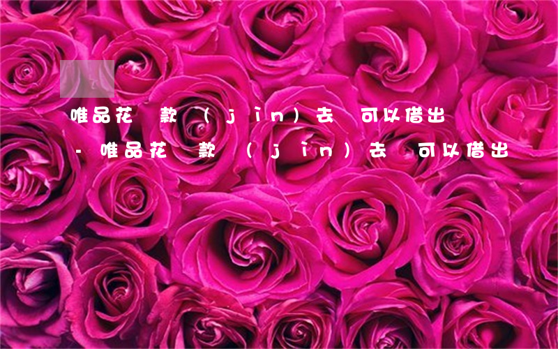唯品花還款進(jìn)去還可以借出來嗎-唯品花還款進(jìn)去還可以借出來嗎安全嗎