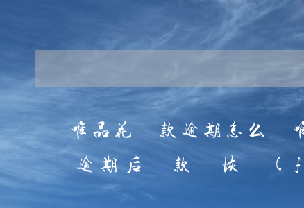 唯品花還款逾期怎么辦(唯品嚴(yán)重逾期后還款會恢復(fù)嘛)