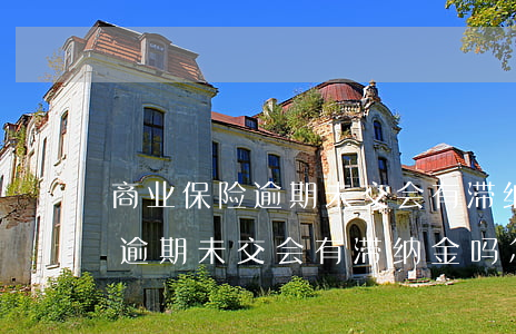 商业保险逾期未交会有滞纳金吗-商业保险逾期未交会有滞纳金吗怎么办
