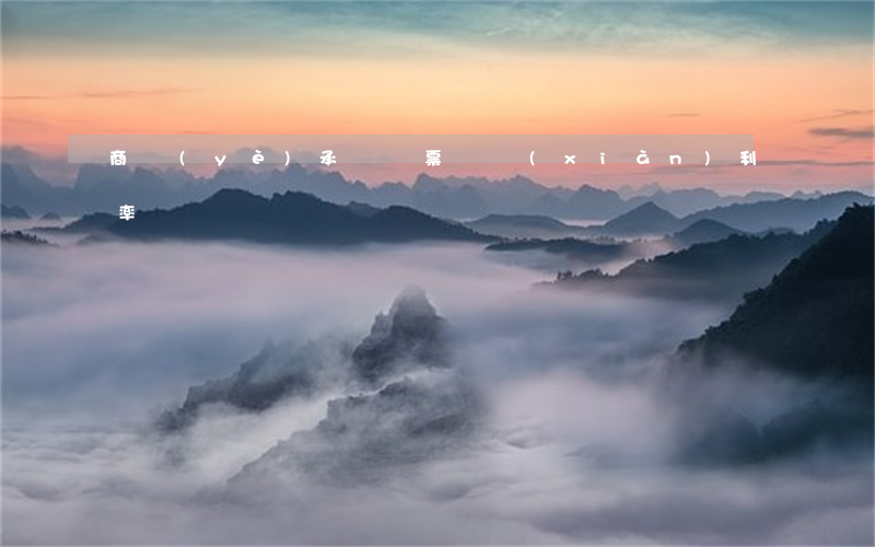商業(yè)承兌匯票貼現(xiàn)利率