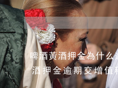 啤酒黃酒押金為什么逾期交增值稅-啤酒黃酒押金逾期交增值稅嗎