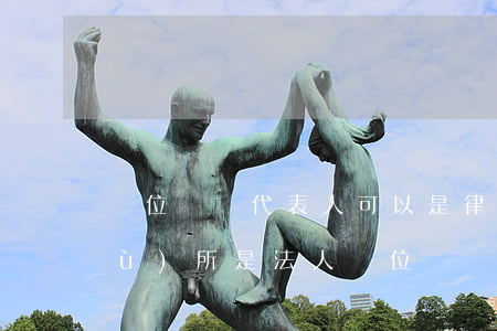 單位訴訟代表人可以是律師嗎(律師事務(wù)所是法人單位嗎)