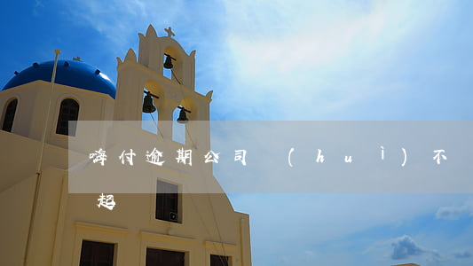 嗨付逾期公司會(huì)不會(huì)起訴