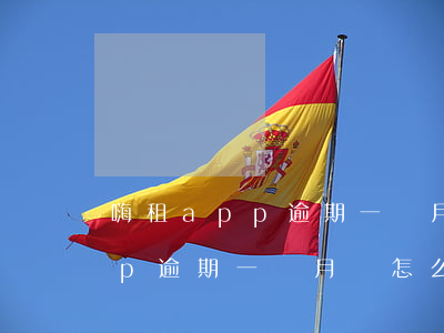 嗨租app逾期一個月會怎么樣-嗨租app逾期一個月會怎么樣嗎