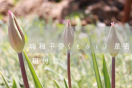 嗨租平臺(tái)是否合法(多少人沒在嗨租付款)