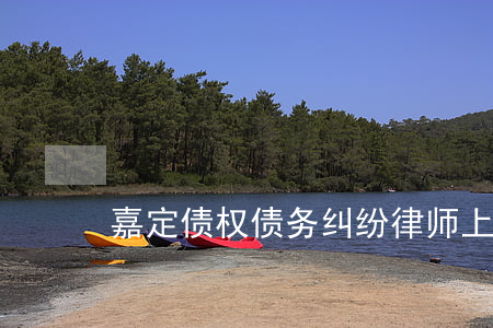 嘉定债权债务纠纷律师(上海债务纠纷找律师)