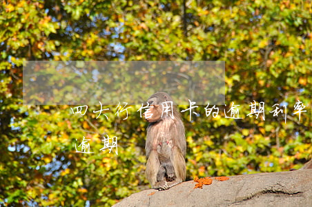 四大行信用卡的逾期利率(好幾個銀行信用卡逾期)