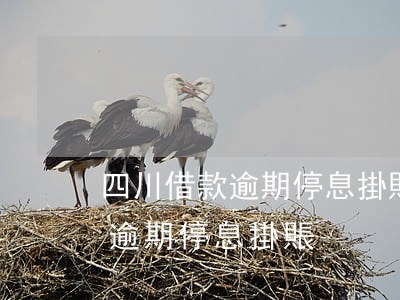 四川借款逾期停息掛賬協(xié)議 貸款逾期停息掛賬