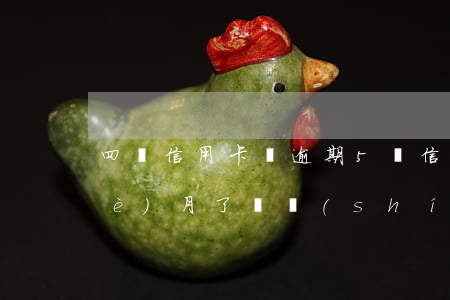 四張信用卡沒逾期 5張信用卡逾期6個(gè)月了,暫時(shí)沒能力還