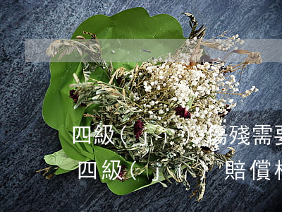 四級(jí)傷殘需要賠償多少錢(傷殘鑒定四級(jí)賠償標(biāo)準(zhǔn))