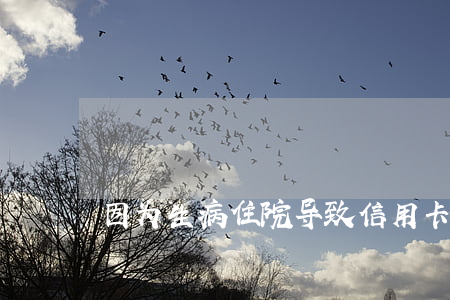 因为生病住院导致信用卡逾期