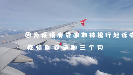 因为疫情房贷逾期被银行起诉(中国银行房贷疫情期间逾期三个月)