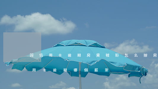 因信用卡逾期房貸被拒怎么辦 房貸逾期跟信用卡逾期哪個嚴重
