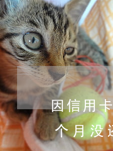 因信用卡逾期房贷三个月没扣钱(房贷逾期三个月没还)