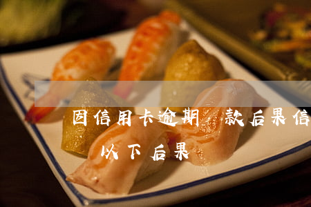 因信用卡逾期還款后果(信用卡逾期還款將面臨以下后果)