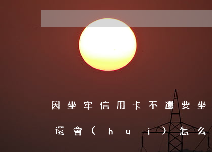 因坐牢信用卡不還要坐牢嗎(坐牢了信用卡不還會(huì)怎么樣)