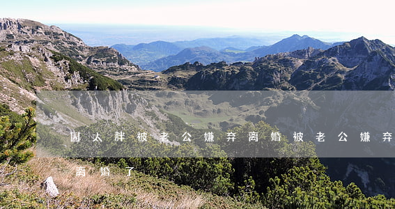 因太胖被老公嫌弃离婚(被老公嫌弃胖减肥后离婚了)