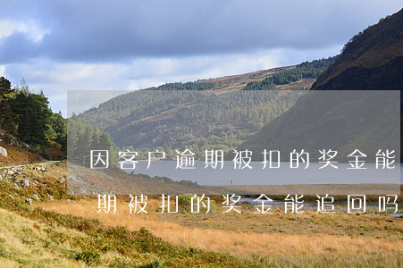 因客户逾期被扣的奖金能追回吗-因客户逾期被扣的奖金能追回吗怎么处理