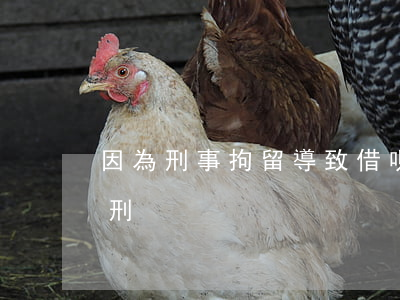 因為刑事拘留導致借唄逾期(借唄逾期會被判刑)