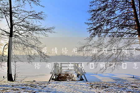 因疫情信用卡逾期證明不開怎么辦-因疫情信用卡逾期證明不開怎么辦理