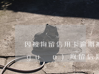 因被拘留信用卡逾期(被公安機(jī)關(guān)拘留信用卡逾期)