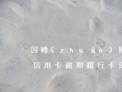 因轉(zhuǎn)賬延遲導(dǎo)致信用卡逾期(銀行卡延遲轉(zhuǎn)賬)