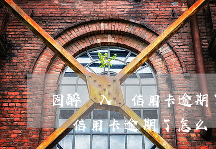 因醉駕入獄信用卡逾期了怎么辦-因醉駕入獄信用卡逾期了怎么辦理