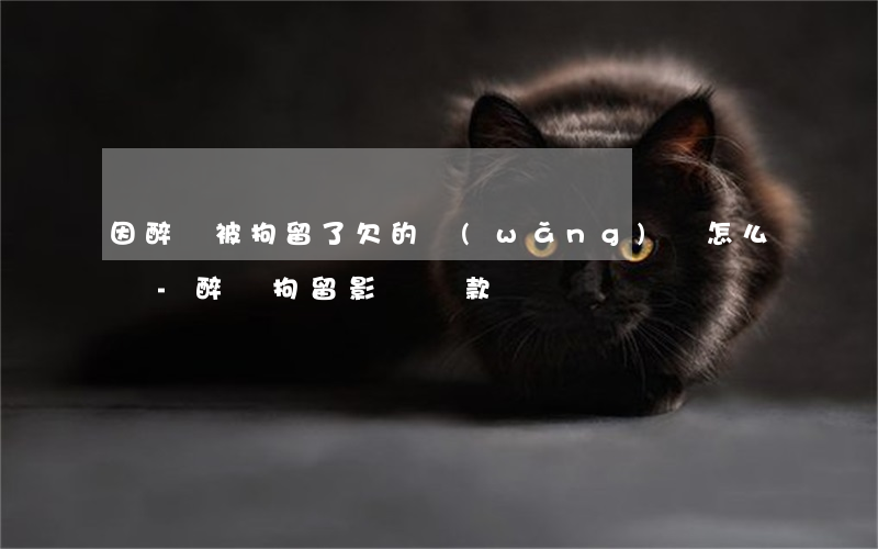 因醉駕被拘留了欠的網(wǎng)貸怎么辦-醉駕拘留影響貸款嗎