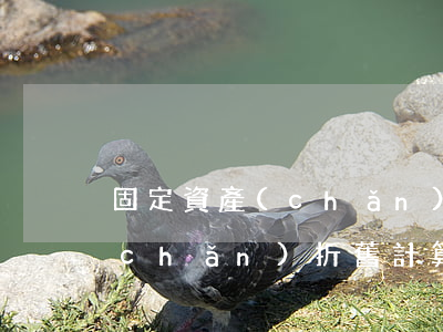 固定資產(chǎn)折舊計算(固定資產(chǎn)折舊計算公式及案例)