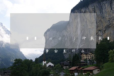國內(nèi)仲裁裁決不予執(zhí)行的事由是什么