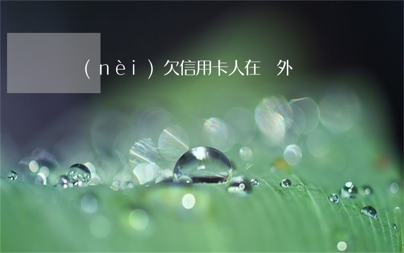 國內(nèi)欠信用卡人在國外
