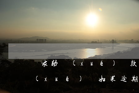 國家助學(xué)貸款逾期4年(國家助學(xué)貸如果逾期)