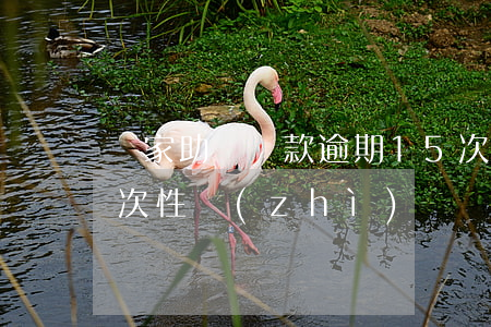國家助學貸款逾期15次(助學貸款逾期42次性質(zhì))