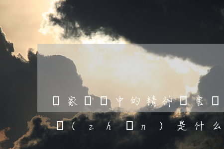 國家賠償中的精神損害賠償標(biāo)準(zhǔn)是什么