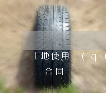 土地使用權(quán)轉(zhuǎn)讓合同