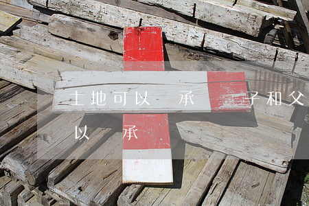 土地可以繼承嗎(兒子和父親戶口分開土地可以繼承嗎)