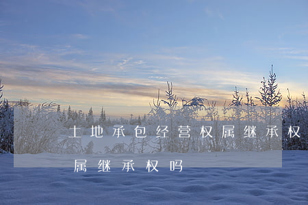 土地承包经营权属继承权吗(土地承包经营权属继承权吗)