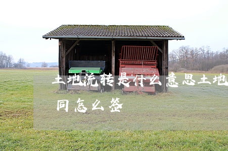 土地流转是什么意思(土地流转是什么意思,合同怎么签)