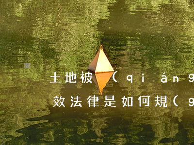 土地被強(qiáng)征后的法定訴訟時效,法律是如何規(guī)定的