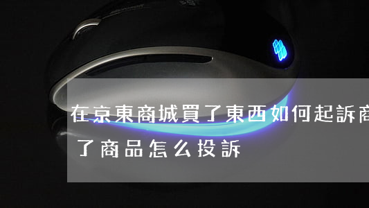 在京東商城買了東西如何起訴商家-京東買了商品怎么投訴