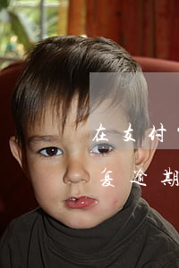 在支付宝京东上逾期(京东有像支付宝一样修复逾期功能吗)