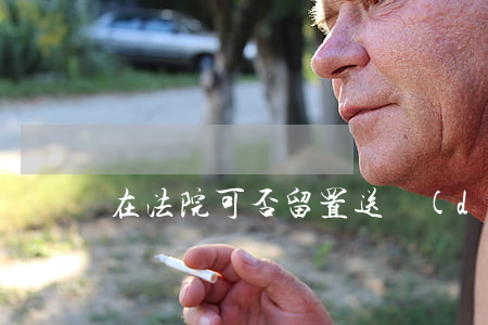 在法院可否留置送達(dá)