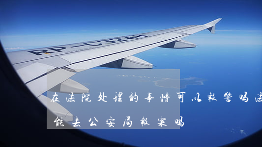 在法院处理的事情可以报警吗(法院起诉后还能去公安局报案吗)
