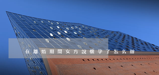 在離婚期間女方說懷孕了怎么辦