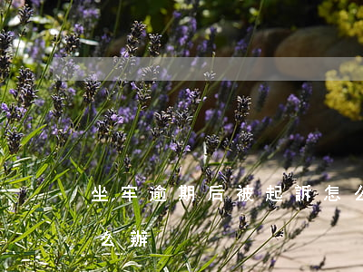 坐牢逾期后被起訴怎么辦(坐牢期間被起訴怎么辦)