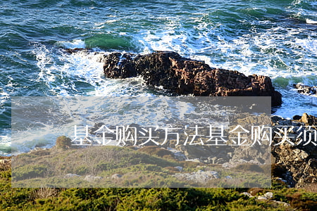 基金购买方法(基金购买须知)