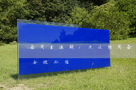 备用金逾期1次还能用(备用金逾期一次,会不会被征信)