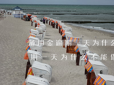 备用金逾期一天为什么不能借了-备用金逾期一天为什么不能借了呢